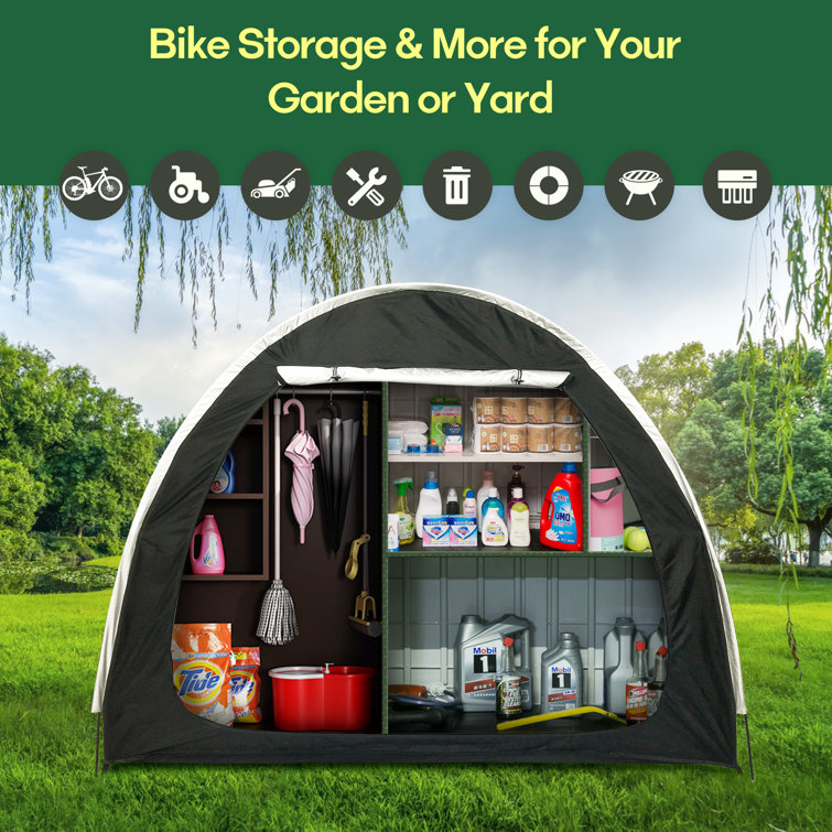 Poloma Outdoor Bike Storage Tent Bicycle Shelter With Carry Bag